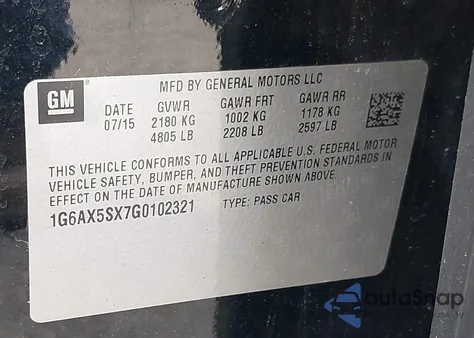 2016 Cadillac Cts Luxury Collection from USA, damaged, VIN 1G6AX5SX7G0102321